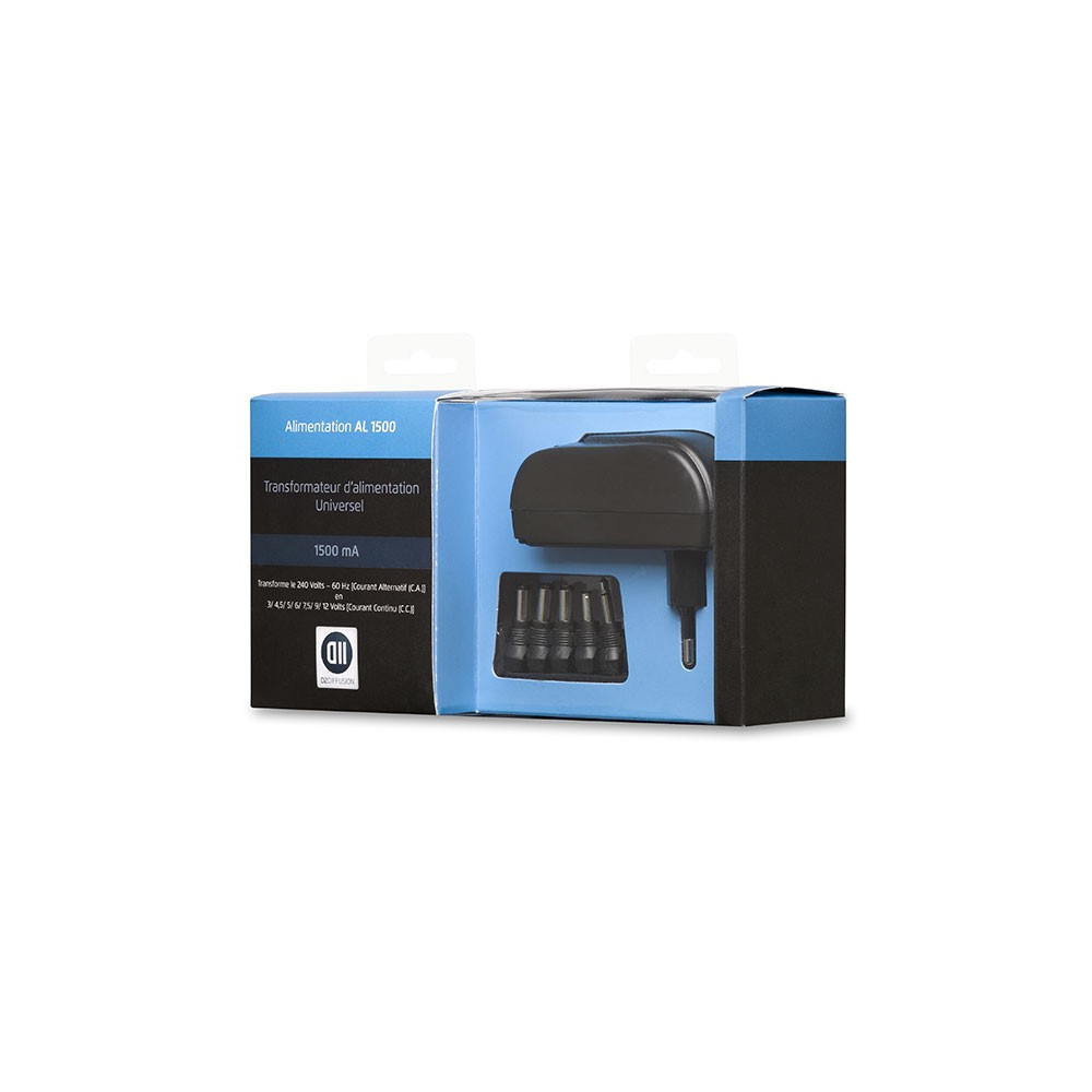 D2 Diffusion D2AL1500 adaptateur de puissance & onduleur Intérieure 18 W Noir D2 Diffusion D2AL1500 adaptateur de puissance & onduleur Intérieure 18 W Noir