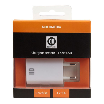 D2 Diffusion D2AL1USBB adaptateur de puissance & onduleur Intérieure Blanc