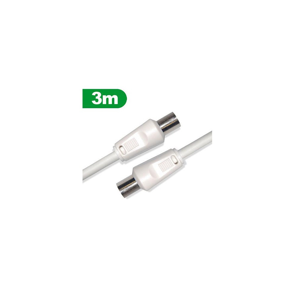 D2 Diffusion D2COAX300 câble coaxial 3 m 9.52mm Blanc
