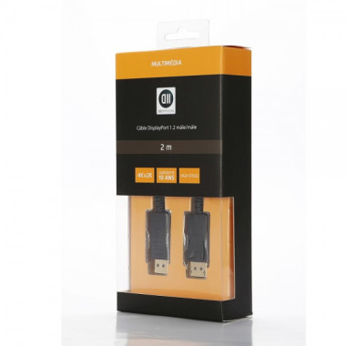 D2 Diffusion D2DPDP200 câble DisplayPort 2 m Noir