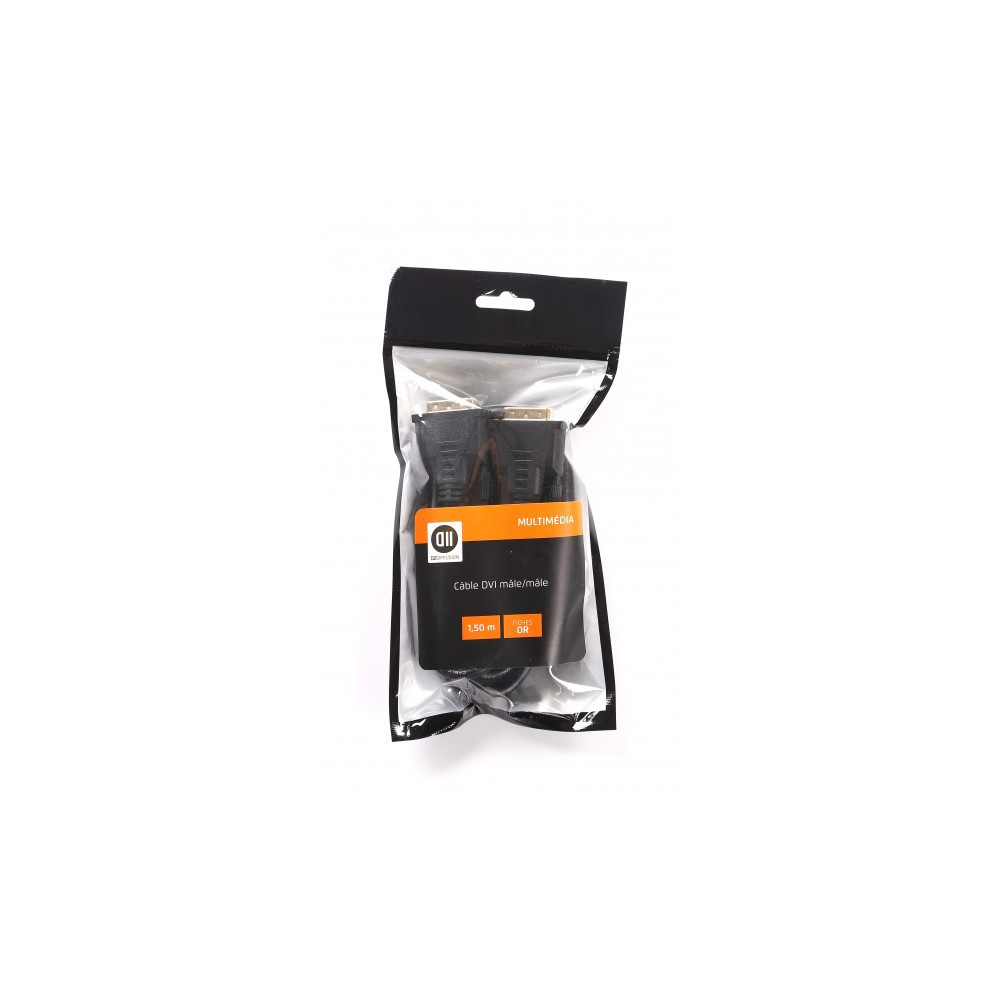 D2 Diffusion D2DVIDVI150SACH câble DVI 1,5 m DVI-I Noir D2 Diffusion D2DVIDVI150SACH câble DVI 1,5 m DVI-I Noir