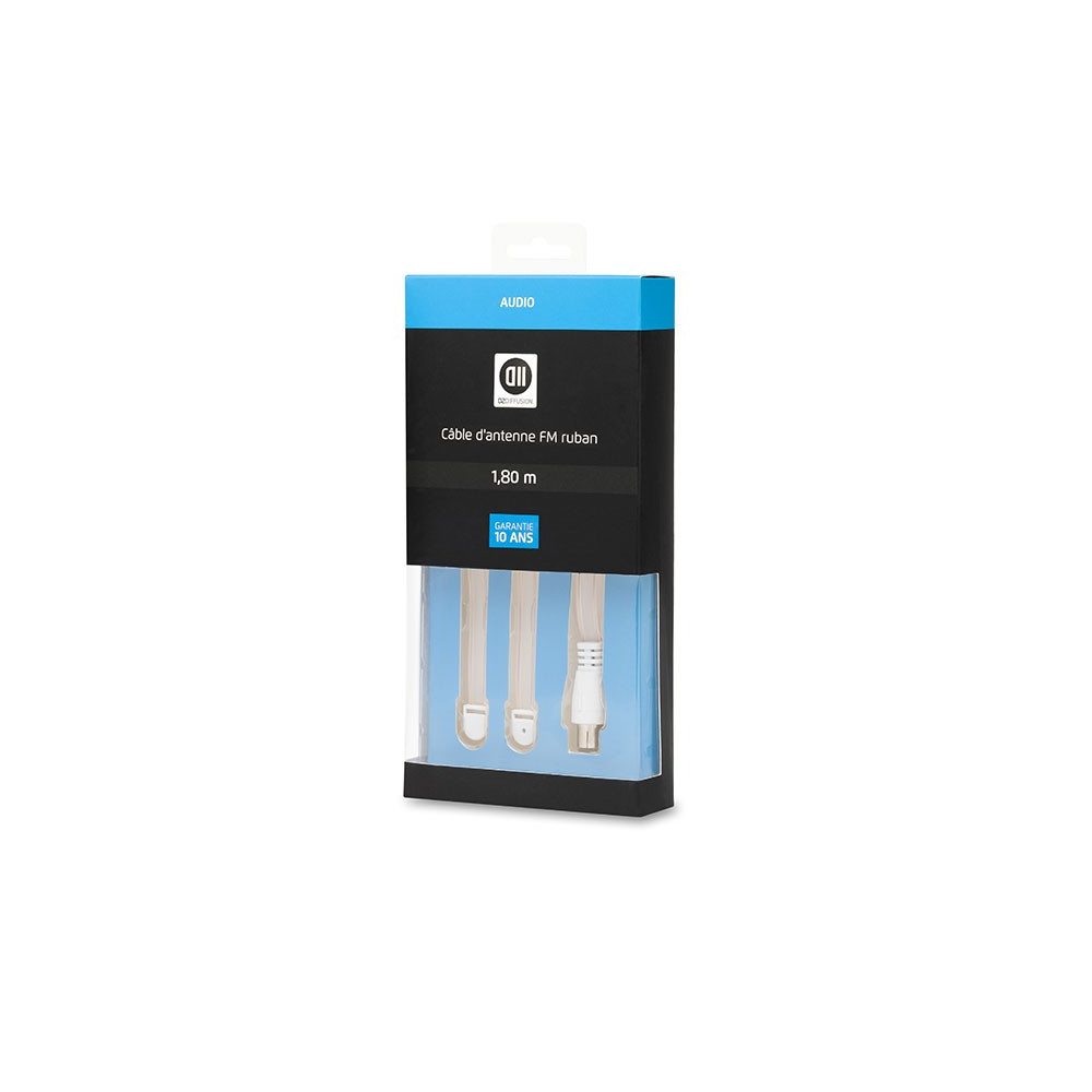 D2 Diffusion D2FMRUB180 câble coaxial 1,8 m Coaxial plug Transparent D2 Diffusion D2FMRUB180 câble coaxial 1,8 m Coaxial plug Transparent