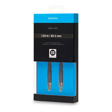 D2 Diffusion D2JK150 câble audio 1,5 m 3,5mm Noir