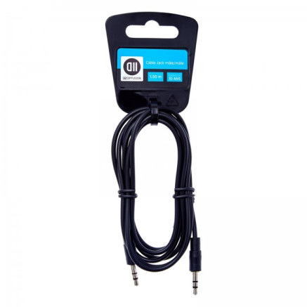 D2 Diffusion D2JK150CAV câble audio 1,5 m 3,5mm Noir