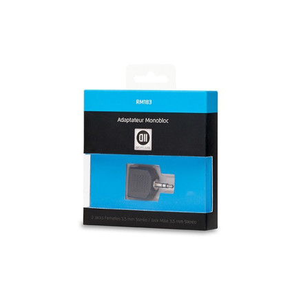 D2 Diffusion D2JK2F1M changeur de genre de câble 3.5mm 3,5mm Noir