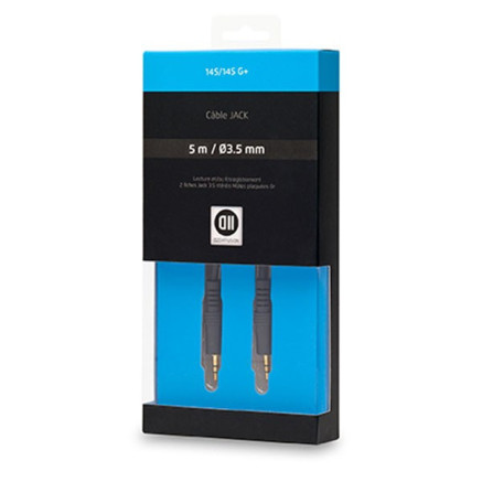D2 Diffusion D2JK500 câble audio 5 m 3,5mm Noir
