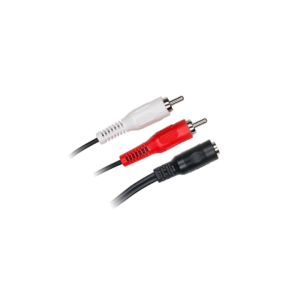 D2 Diffusion D2JKFRCA015 câble audio 0,15 m 3,5mm 2 x RCA Noir D2 Diffusion D2JKFRCA015 câble audio 0,15 m 3,5mm 2 x RCA Noir
