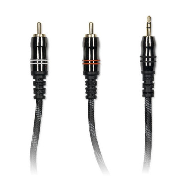 D2 Diffusion D2JKRCA300 câble audio 3 m 3,5mm 2 x RCA Noir