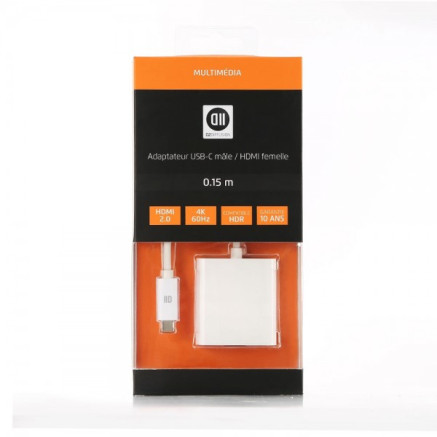 D2 Diffusion D2USBCHDMIFADP adaptateur graphique USB Blanc