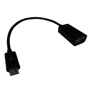 D2 Diffusion D2USBFMICROUSB015 câble USB 0,15 m USB A Micro-USB A Noir