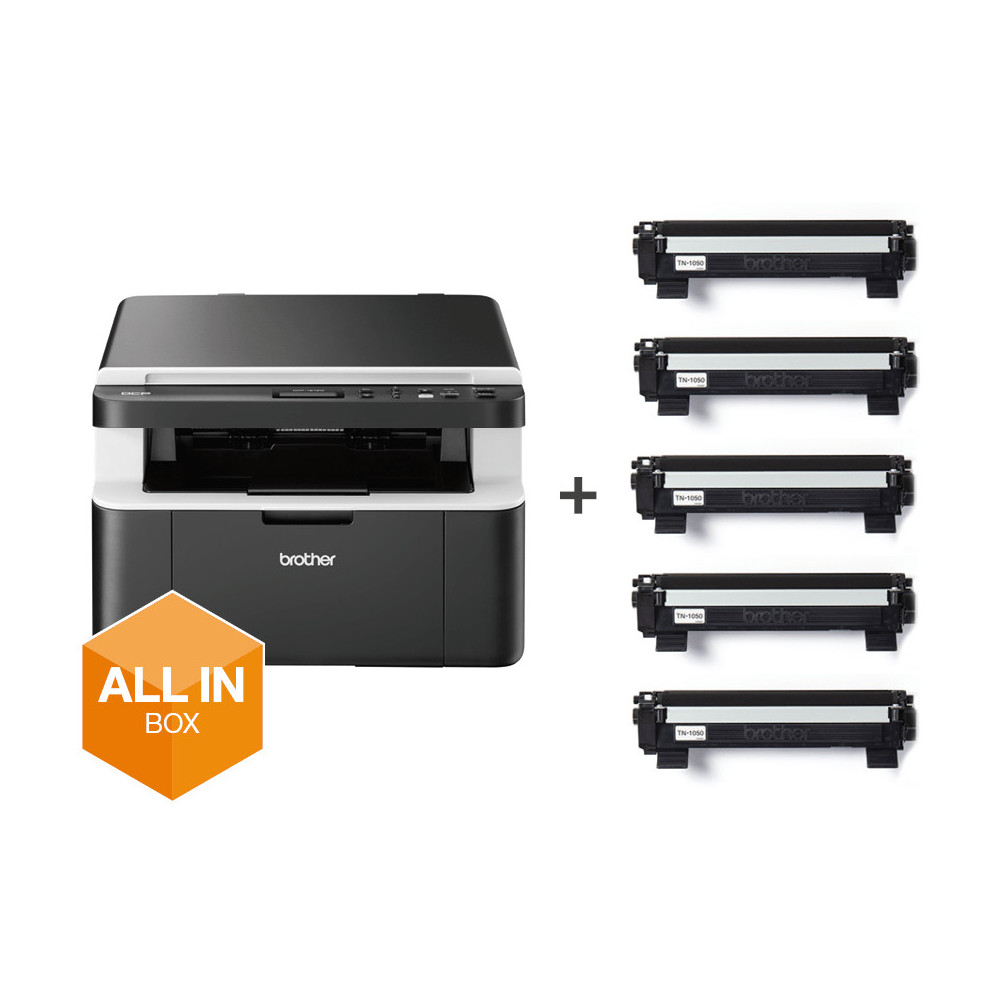 Brother DCP-1612WVB imprimante multifonction Laser A4 2400 x 600 DPI 20 ppm Wifi Brother DCP-1612WVB imprimante multifonction Laser A4 2400 x 600 DPI 20 ppm Wifi