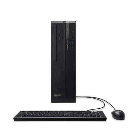 Acer Veriton X X2720G Intel® Core™ i3 i3-14100 8 Go DDR5-SDRAM 256 Go SSD Windows 11 Pro Bureau PC Noir