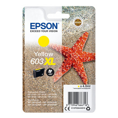 Epson 603XL cartouche d'encre 1 pièce(s) Original Jaune