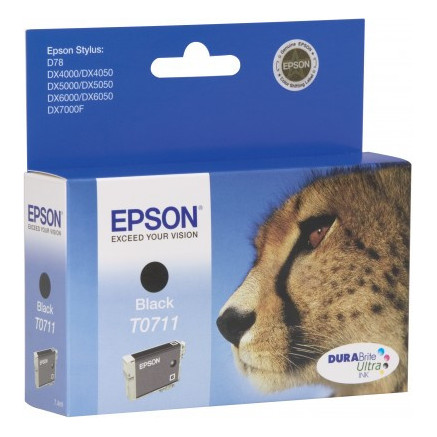 Epson Cheetah T0711 black ink cartridge cartouche d'encre Original Noir