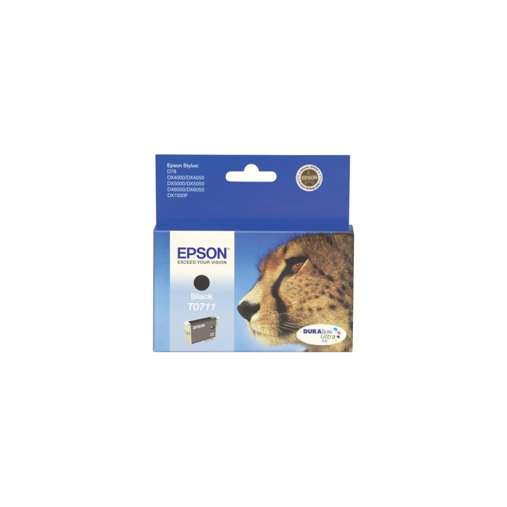 Epson Cheetah T0711 black ink cartridge cartouche d'encre Original Noir
