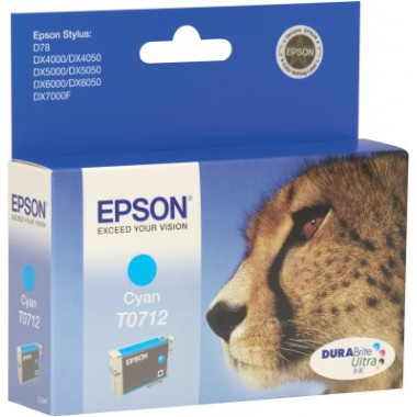 Epson Cheetah T0712 cartouche d'encre Original Cyan