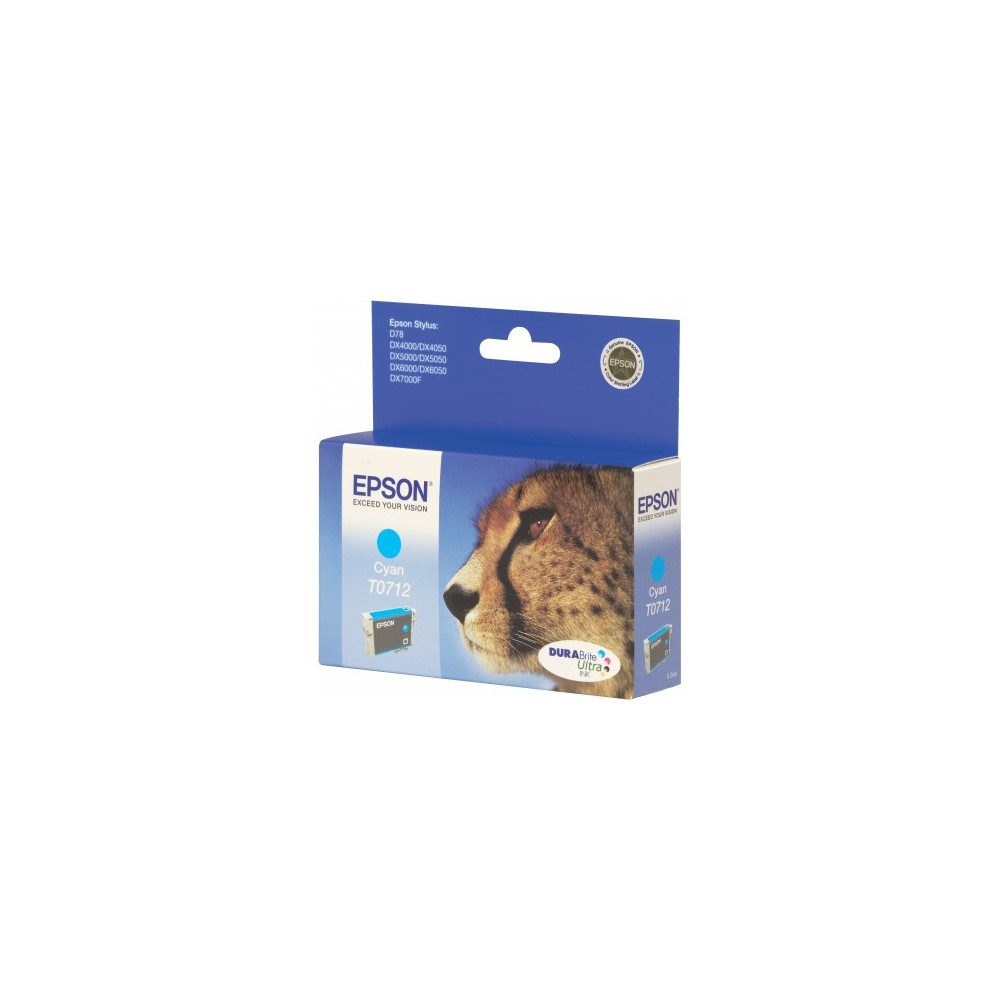 Epson Cheetah T0712 cartouche d'encre Original Cyan