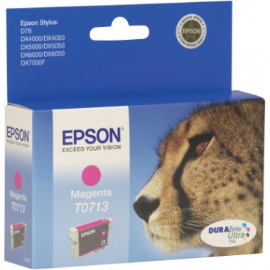 Epson Cheetah T0713 magenta ink cartridge cartouche d'encre Original