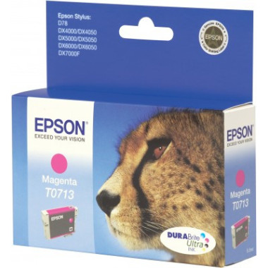 Epson Cheetah T0713 magenta ink cartridge cartouche d'encre Original