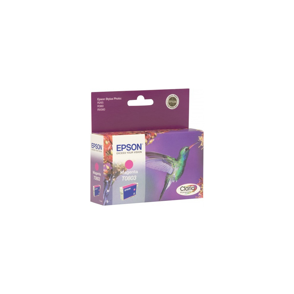 Epson Hummingbird T0803 Magenta Ink Cartridge cartouche d'encre Original