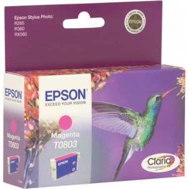 Epson Hummingbird T0803 Magenta Ink Cartridge cartouche d'encre Original