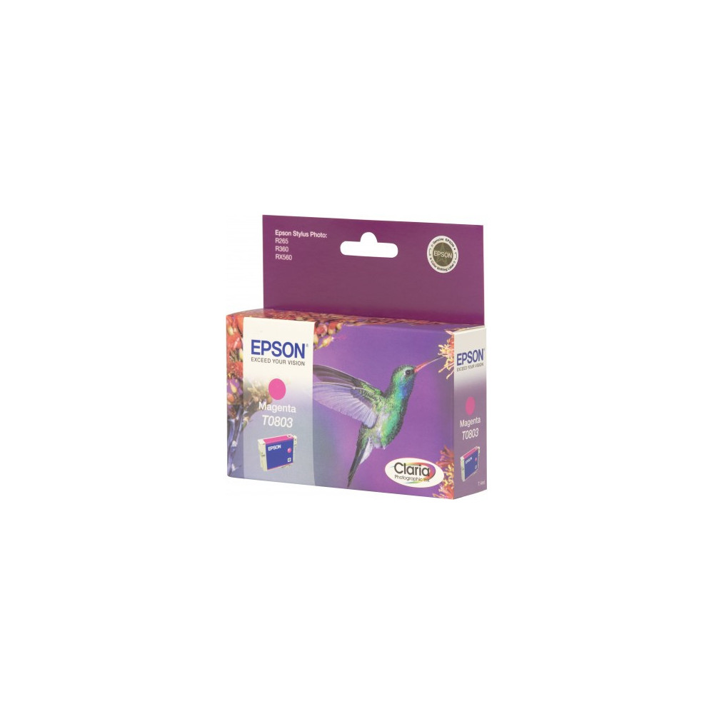 Epson Hummingbird T0803 Magenta Ink Cartridge cartouche d'encre Original