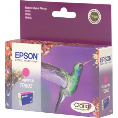 Epson Hummingbird T0803 Magenta Ink Cartridge cartouche d'encre Original