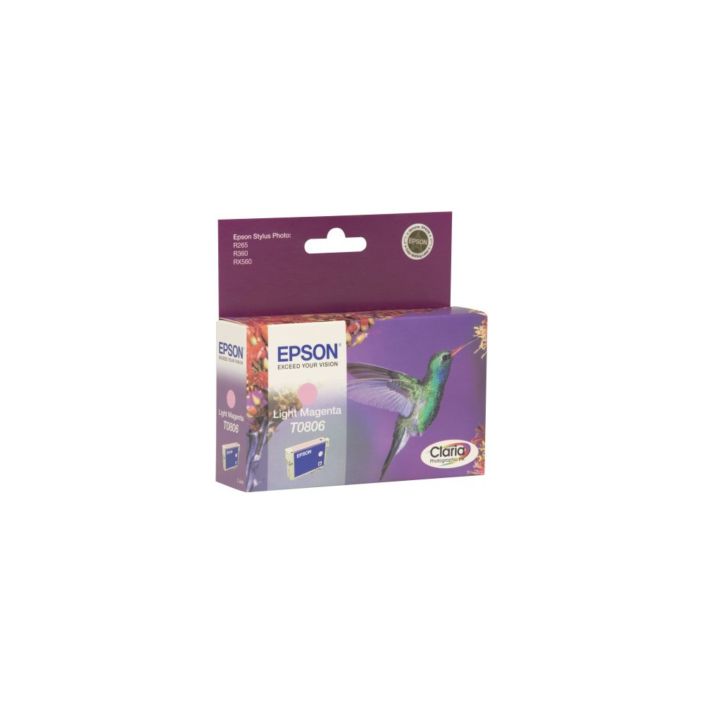 Epson Hummingbird T0806 Light Magenta Ink Cartridge cartouche d'encre Original Magenta clair