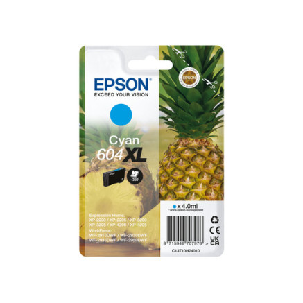 Epson 604XL cartouche d'encre 1 pièce(s) Original Rendement élevé (XL) Cyan