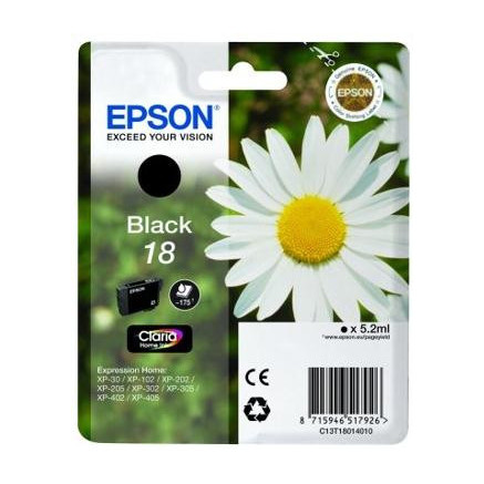 Epson Daisy C13T180140 cartouche d'encre 1 pièce(s) Original Noir