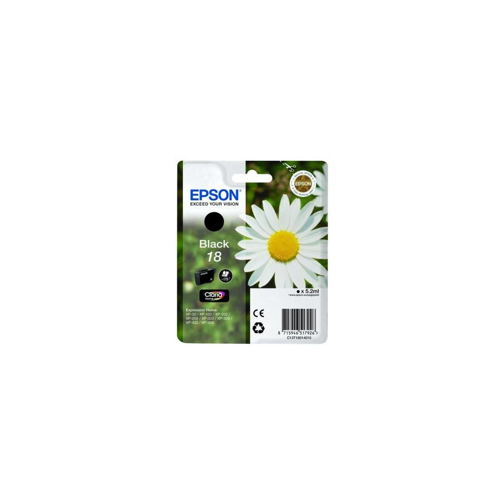 Epson Daisy C13T180140 cartouche d'encre 1 pièce(s) Original Noir Epson Daisy C13T180140 cartouche d'encre 1 pièce(s) Original Noir