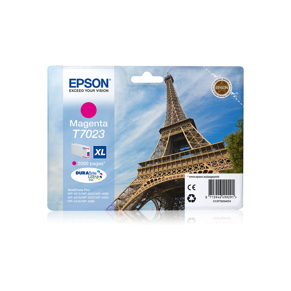 Epson Eiffel Tower Encre Magenta XL "Tour Eiffel" (2 000 p) Epson Eiffel Tower Encre Magenta XL "Tour Eiffel" (2 000 p)