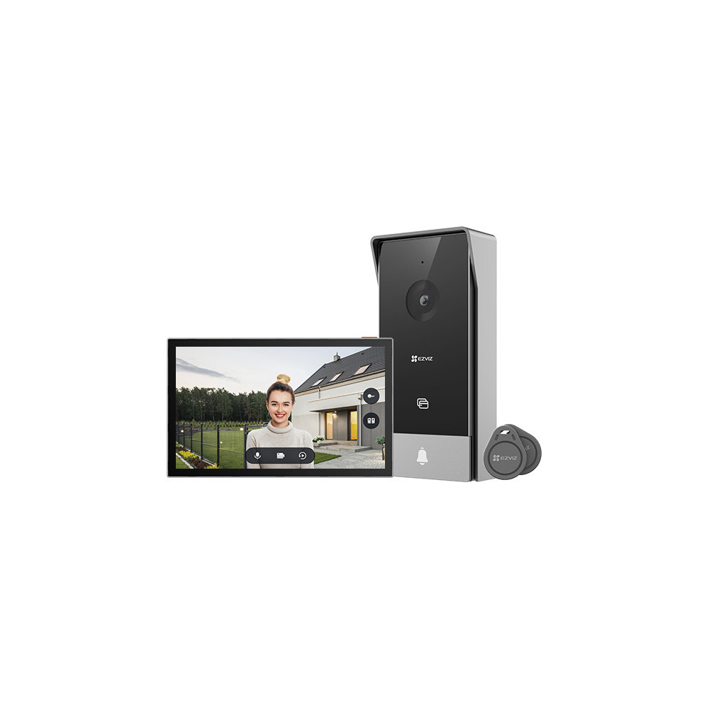 EZVIZ HP5 système vidéophone 17,8 cm (7") Noir, Argent EZVIZ HP5 système vidéophone 17,8 cm (7") Noir, Argent