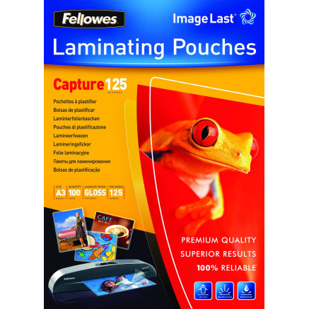 Fellowes Pochettes ImageLast A3 125 microns - Paquet de 100