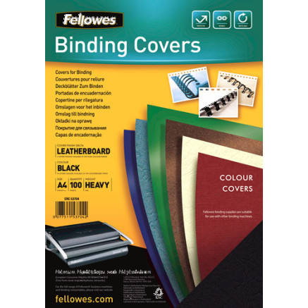Fellowes Delta A4 Papier Noir 100 pièce(s)