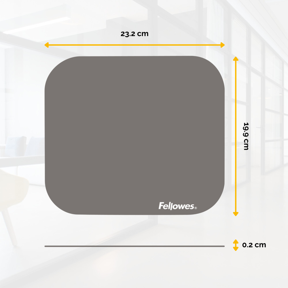 Fellowes 58023 tapis de souris Gris