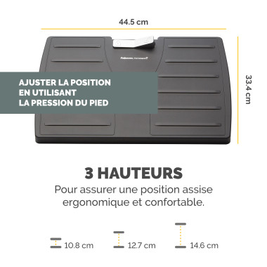 Fellowes Repose-pieds réglable Office Suites Microban