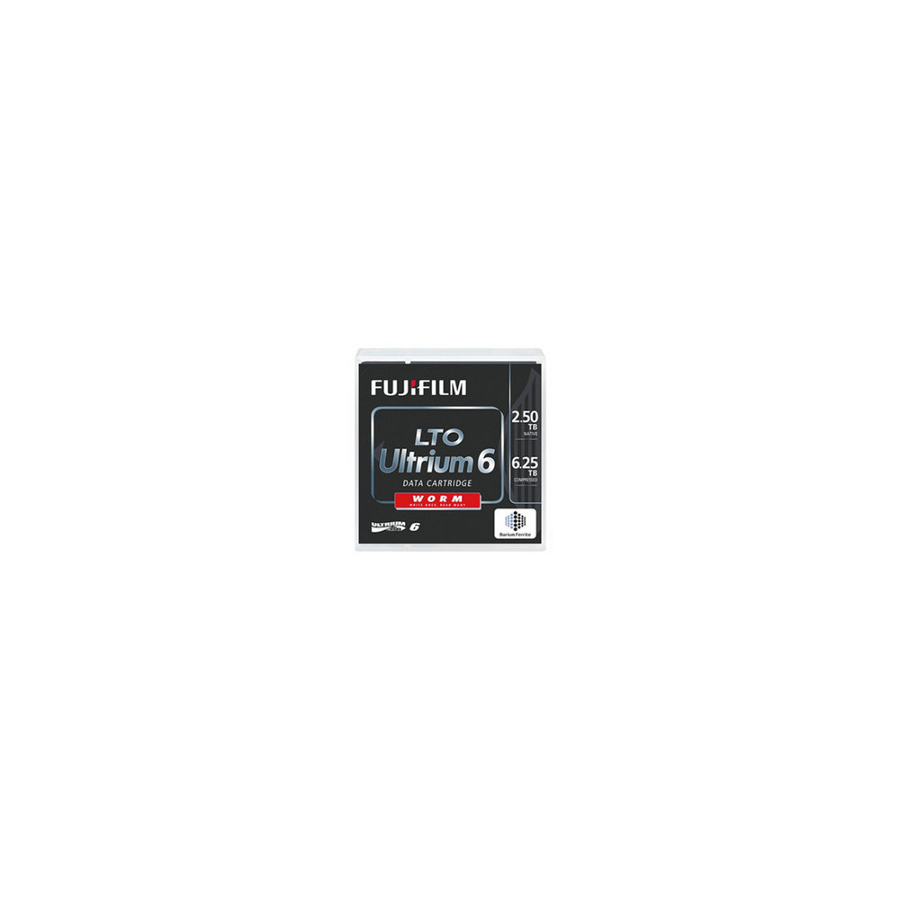 Fujifilm LTO Ultrium 6 WORM Bande de données vierge 2,5 To Fujifilm LTO Ultrium 6 WORM Bande de données vierge 2,5 To