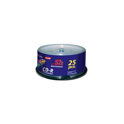 Fujifilm P10DCRCA14A CD vierge CD-R 700 Mo 52x 25 pièce(s)