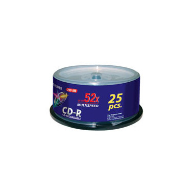 Fujifilm P10DCRCA14A CD vierge CD-R 700 Mo 52x 25 pièce(s)