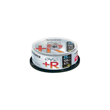 Fujifilm DVD+R 4.7GB 25-spindle 16x 4,7 Go 25 pièce(s)