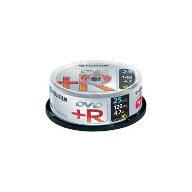 Fujifilm DVD+R 4.7GB 25-spindle 16x 4,7 Go 25 pièce(s)
