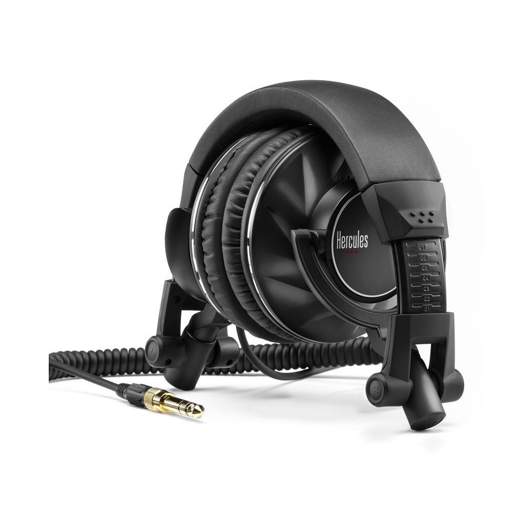 Hercules HDP DJ60 Écouteurs Avec fil Arceau Musique Noir