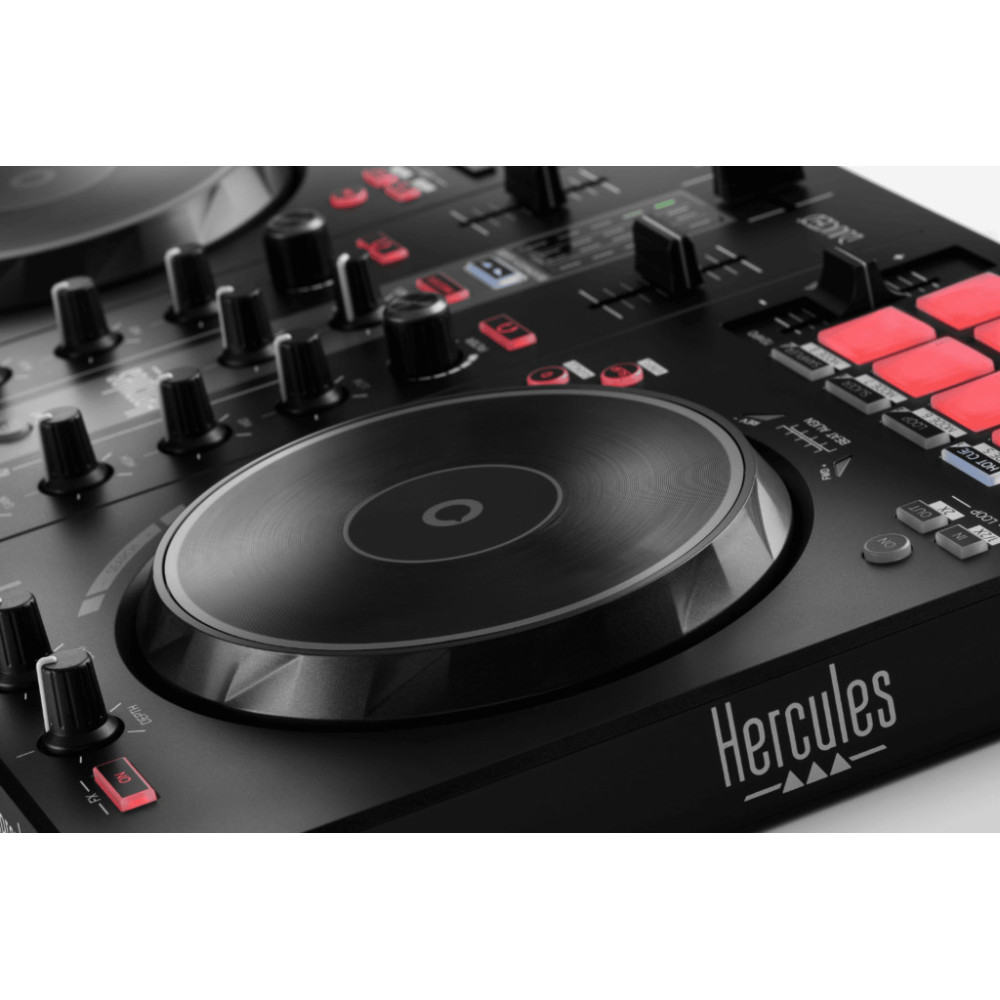 Hercules INPULSE 300 MK2 Graveur de disques vinyle Noir, Rouge