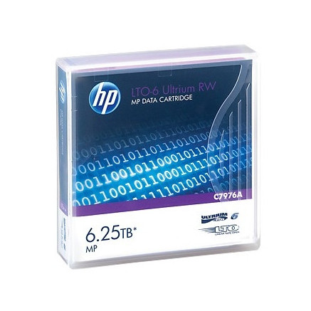 HPE LTO-6 Ultrium RW Bande de données vierge 6,25 To 1,26 cm