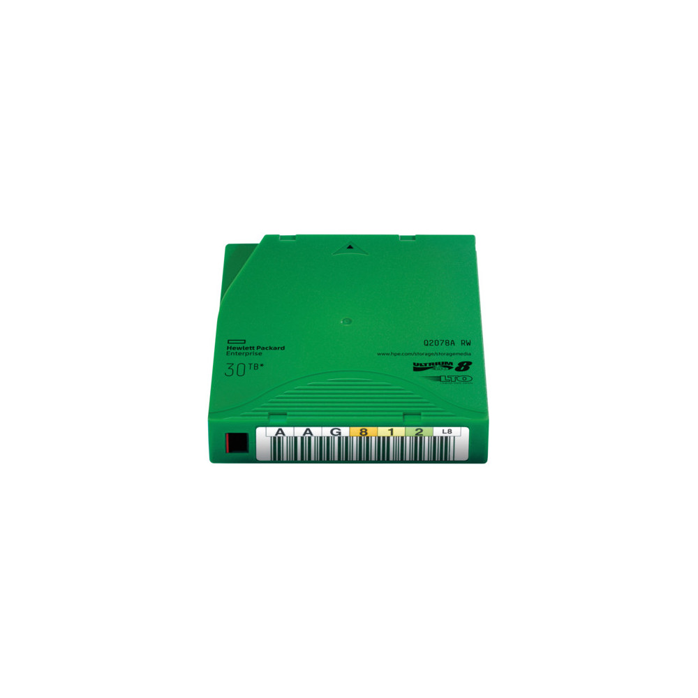 HPE LTO-8 Ultrium 30TB RW Data Cartridge Bande de données vierge 12 To 1,26 cm