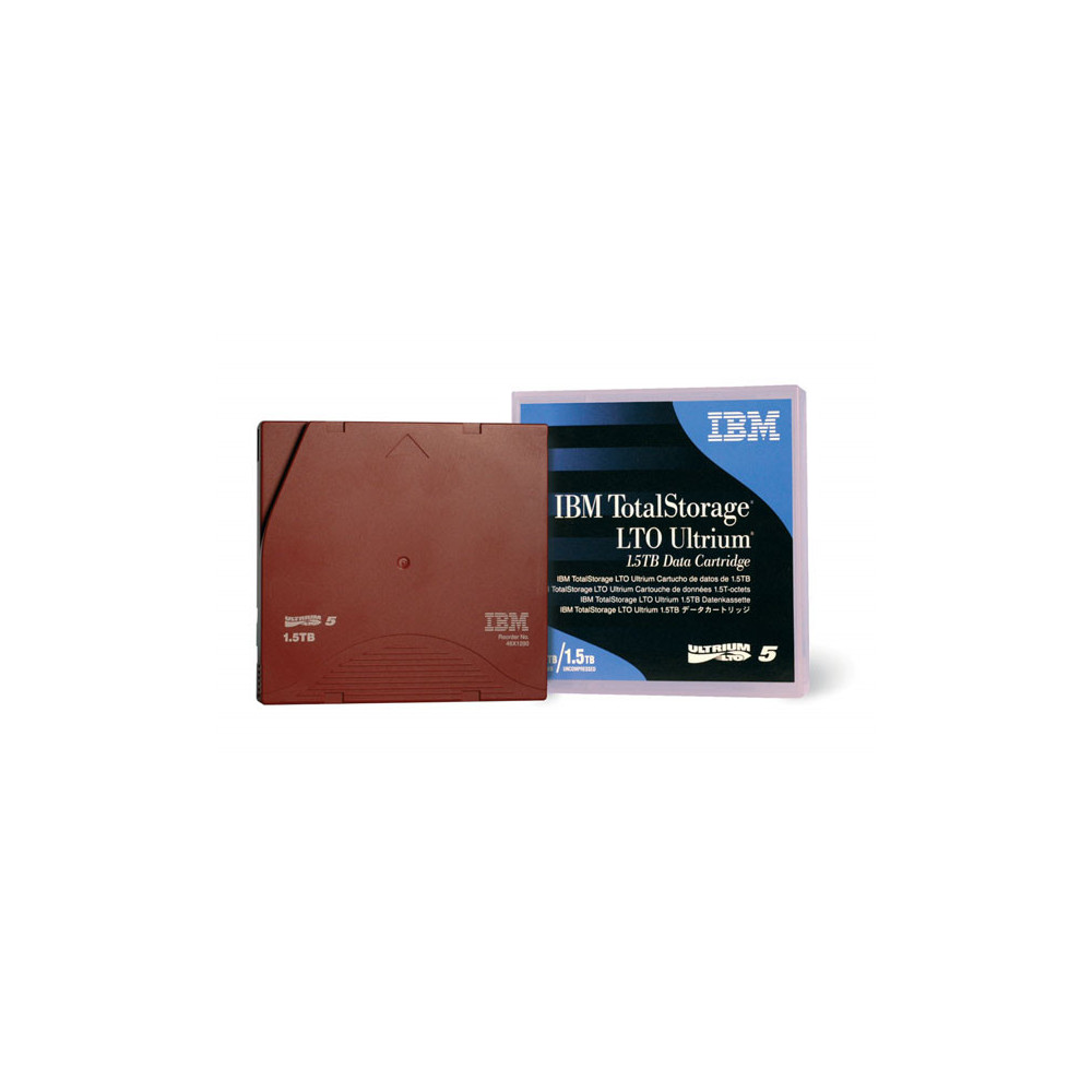 IBM 46X1290 support de stockage de secours Bande de données vierge 1,5 To LTO IBM 46X1290 support de stockage de secours Bande de données vierge 1,5 To LTO
