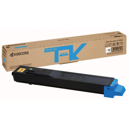 KYOCERA TK-8115C Cartouche de toner 1 pièce(s) Original Cyan
