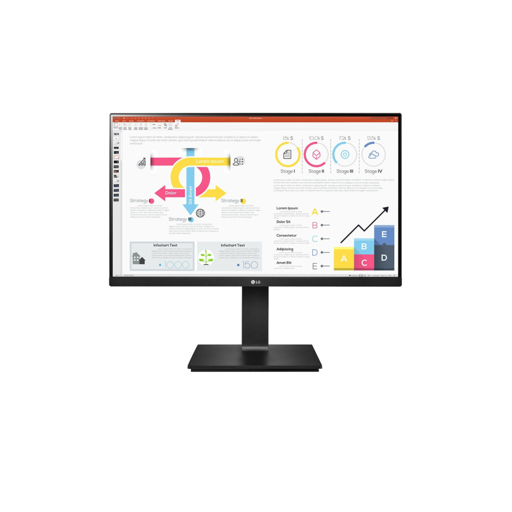 LG 24QP750P-B écran plat de PC 60,5 cm (23.8") 2560 x 1440 pixels Quad HD LED Noir LG 24QP750P-B écran plat de PC 60,5 cm (23.8") 2560 x 1440 pixels Quad HD LED Noir