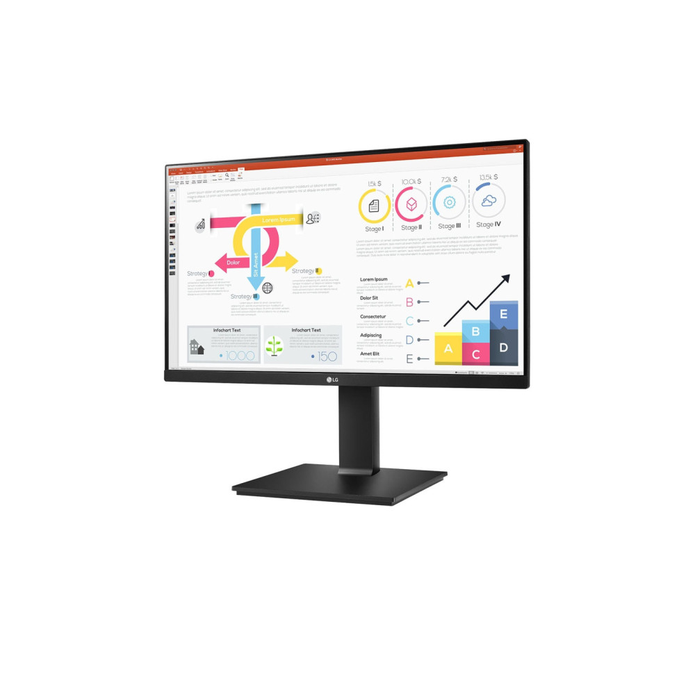 LG 24QP750P-B écran plat de PC 60,5 cm (23.8") 2560 x 1440 pixels Quad HD LED Noir